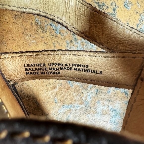 BORN Shoes Womens Size 9 Brown Leather Chenille Tamarind Strappy Sandal LIKE NEW - Picture 10 of 11